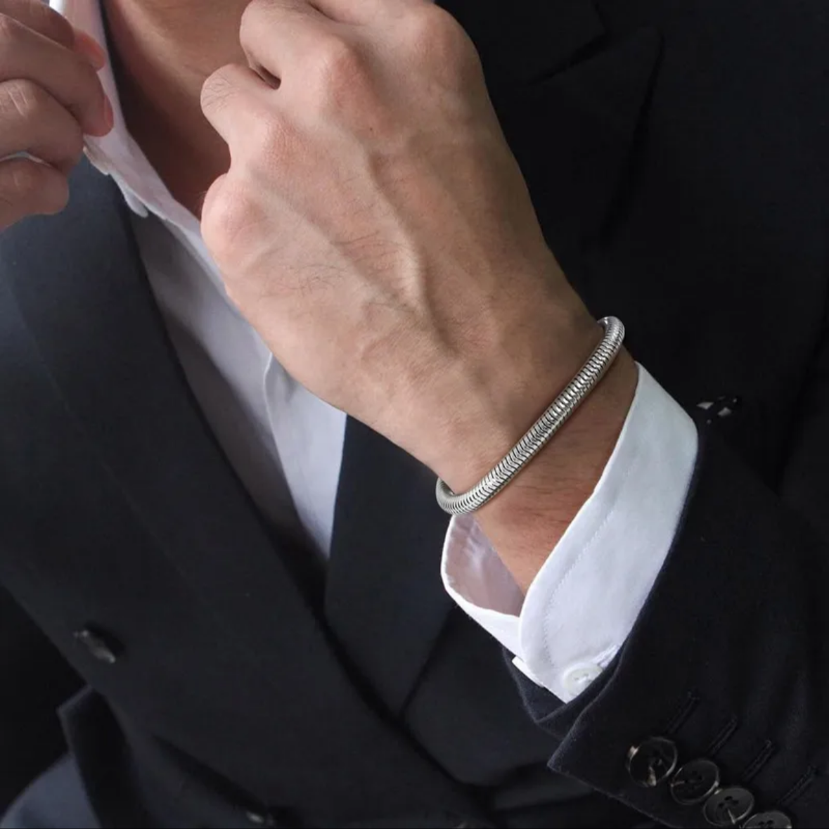 Snake Chain Wristband - 5mm ( 18K Gold Plated)