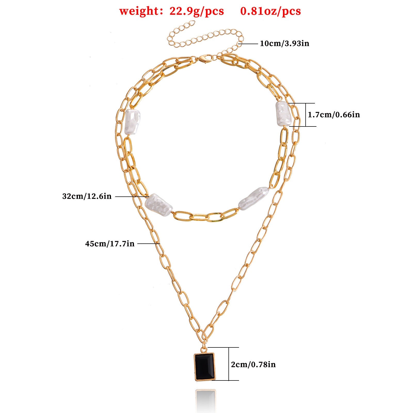 Duo Drape Necklace