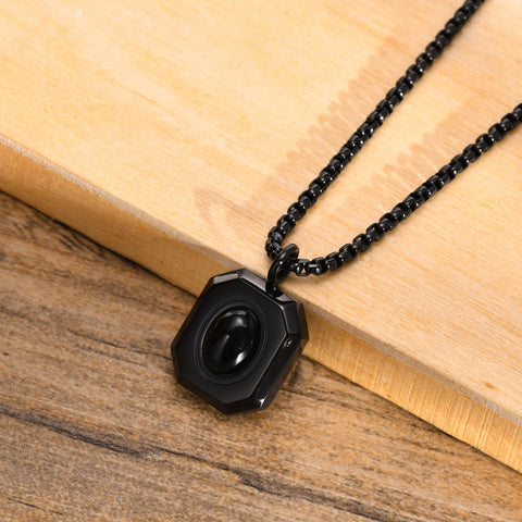 Black Drop (Pendant + Chain)