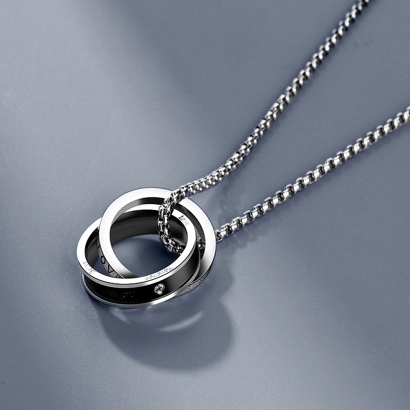 PEACE & LOVE Pendant + Chain