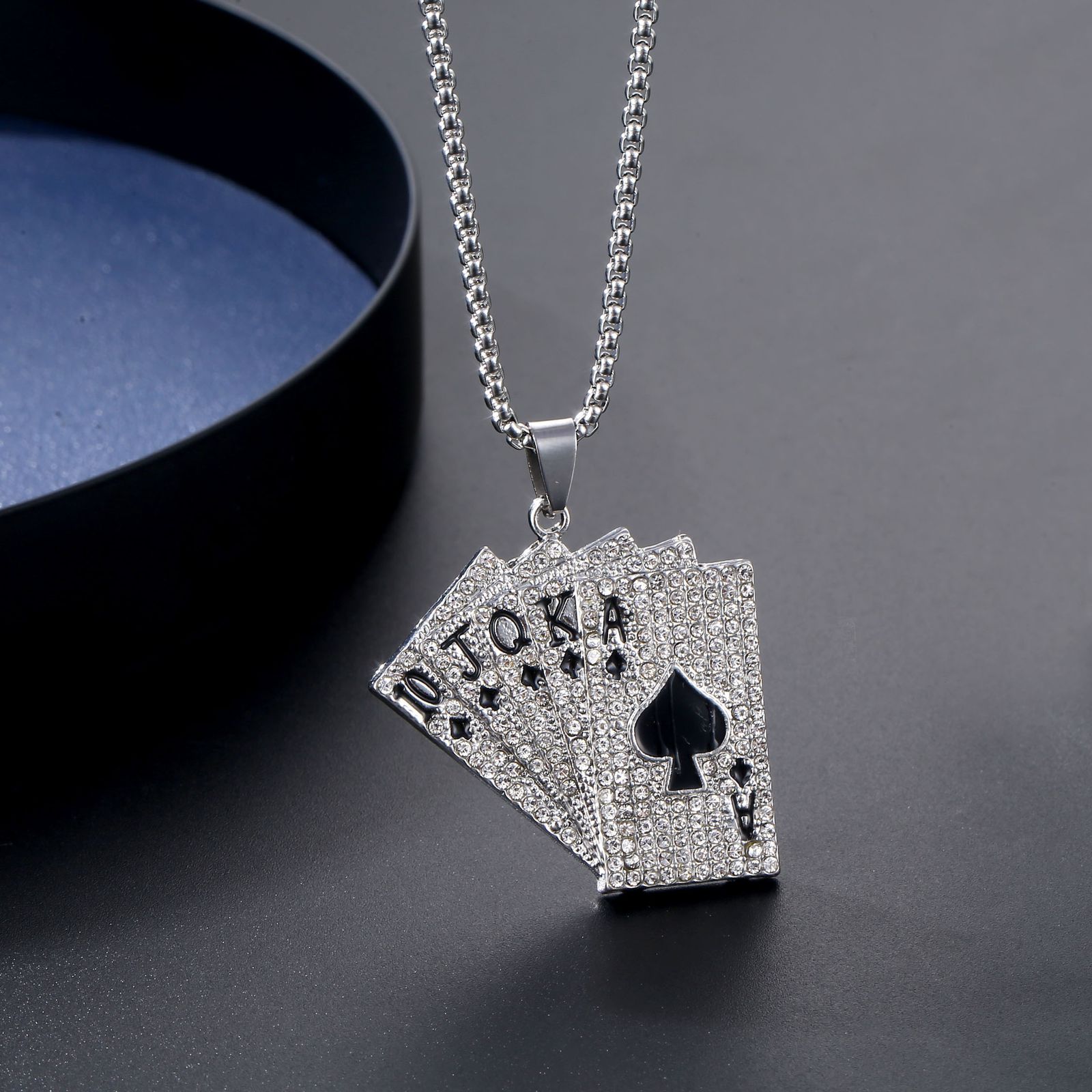 Royal Cards Charm (Pendant + Chain)