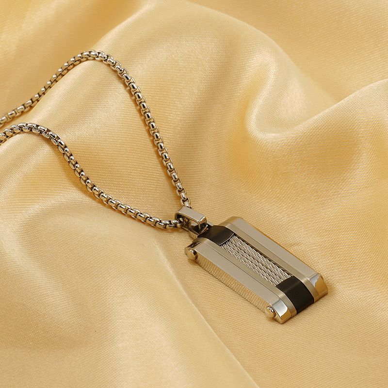 Timeless Titanium (Pendant + Chain)