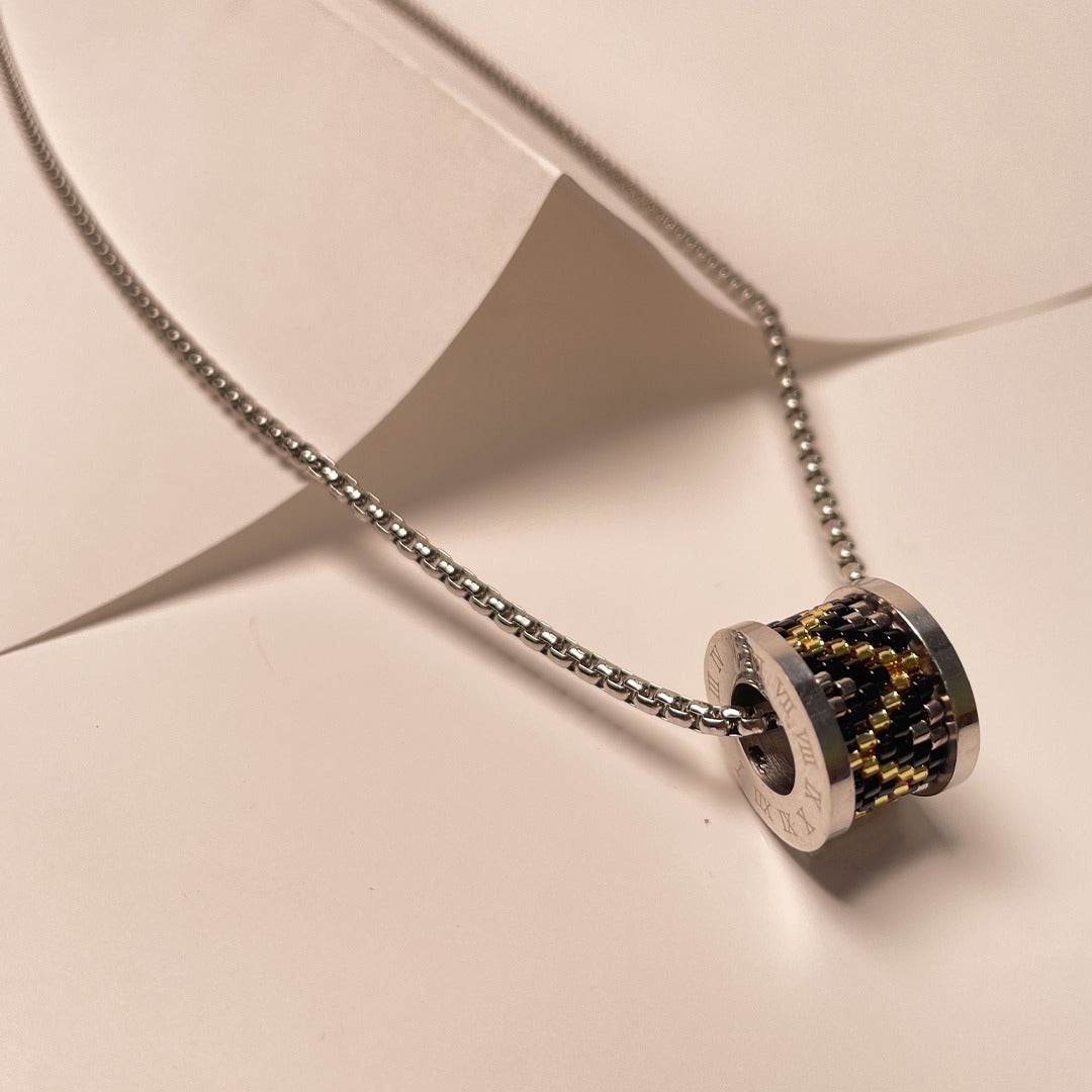 Drum Luxe Pendant + Chain