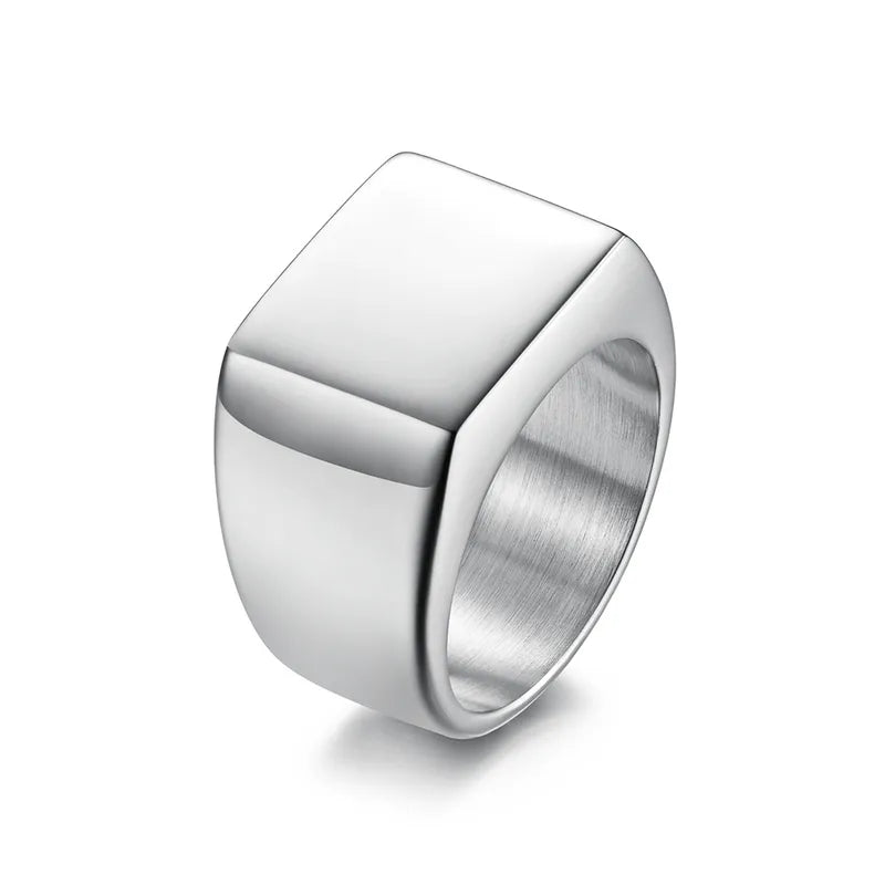 Flat-Top Men's Ring