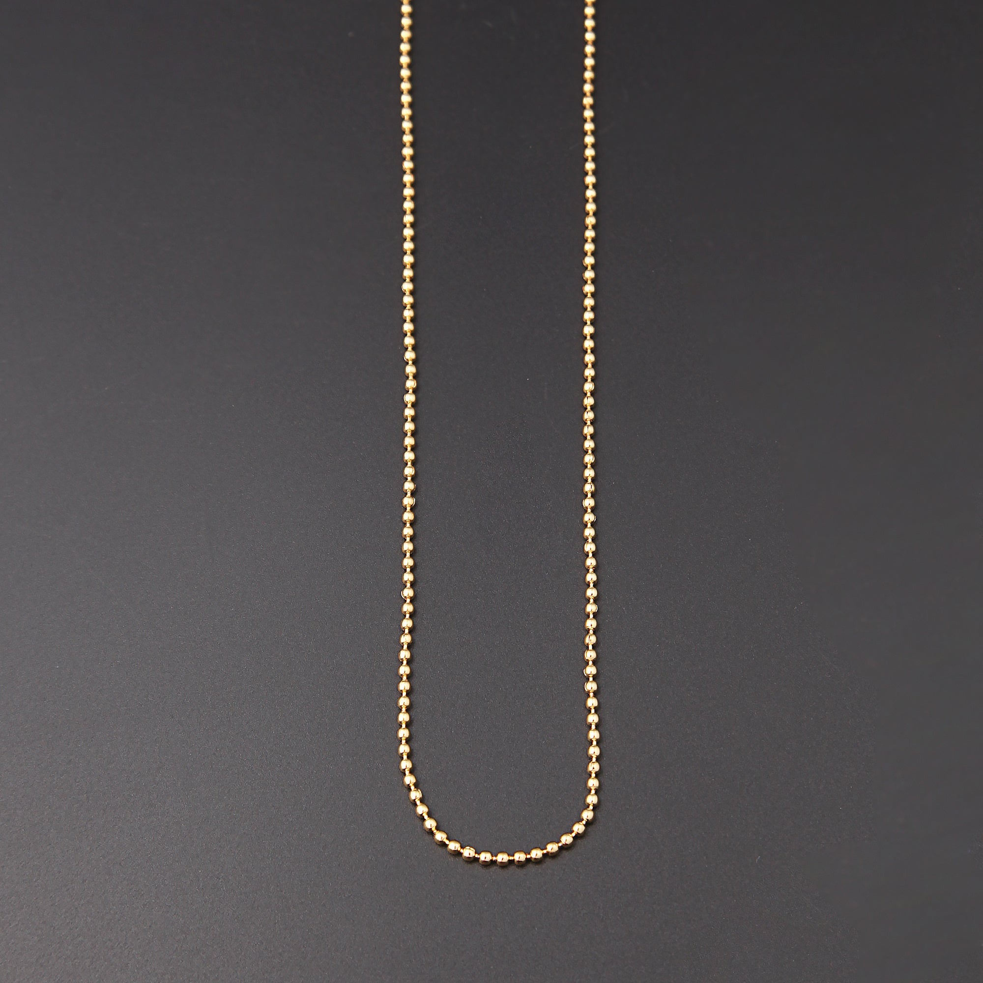BALL CHAIN - 18K Gold Plating