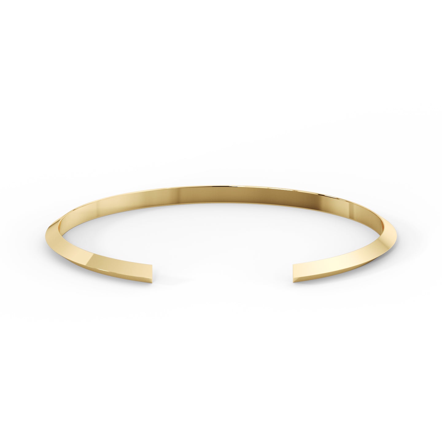 Sleek Open Cuff Bracelet - 18K Gold Plated