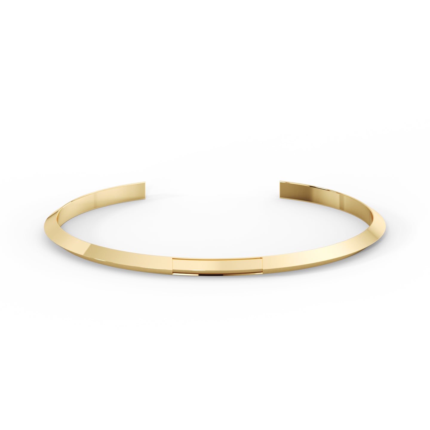 Sleek Open Cuff Bracelet - 18K Gold Plated
