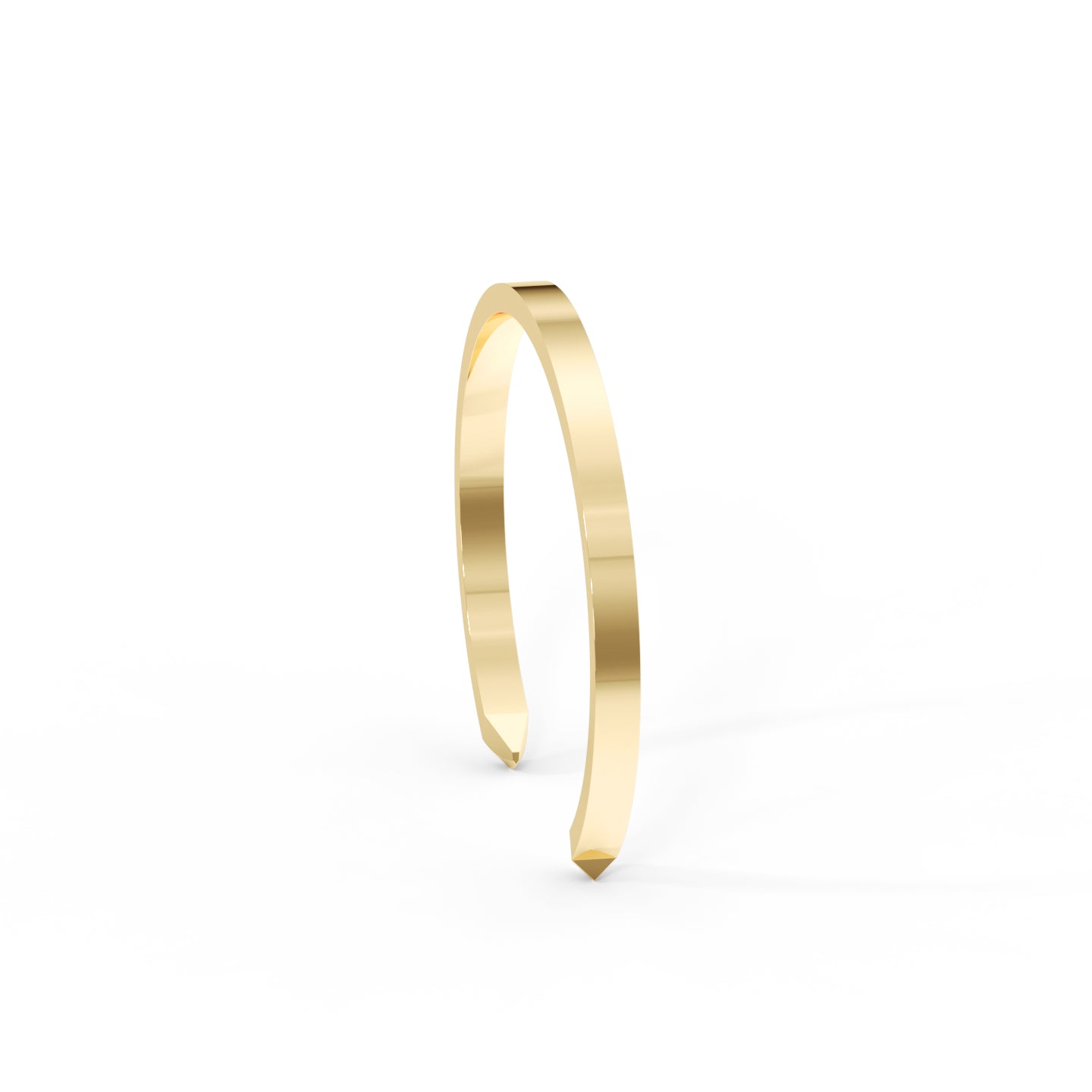 Elegant Open Cuff Bracelet - 18K Gold Plating