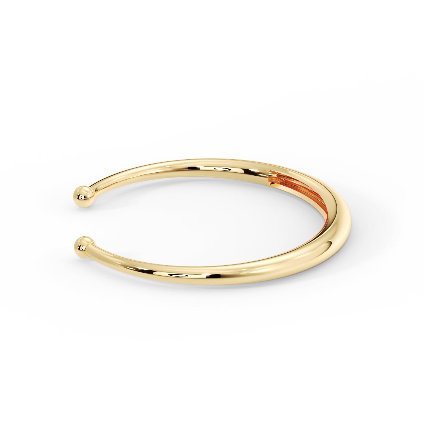 Modern Open Cuff Bracelet - 18K Gold Plated