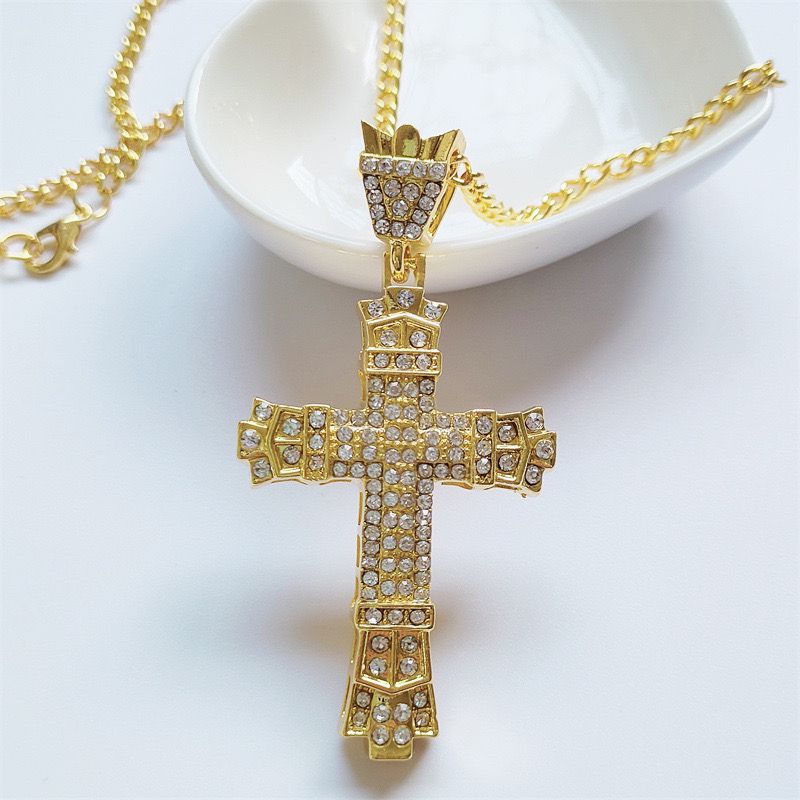 King Diamond Cross (Pendant + Chain)