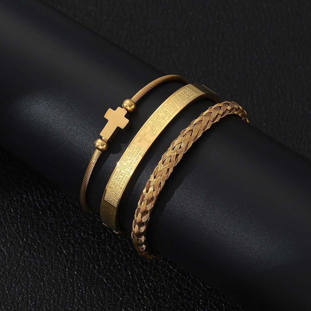 Luxury Of God Bracelet- Set Of 3