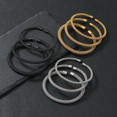 Elegant Mens Bracelet - 4MM