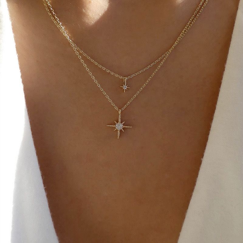 DUAL STAR NECKLACE