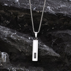Timeless Titanium Sleek (Pendant + Chain)