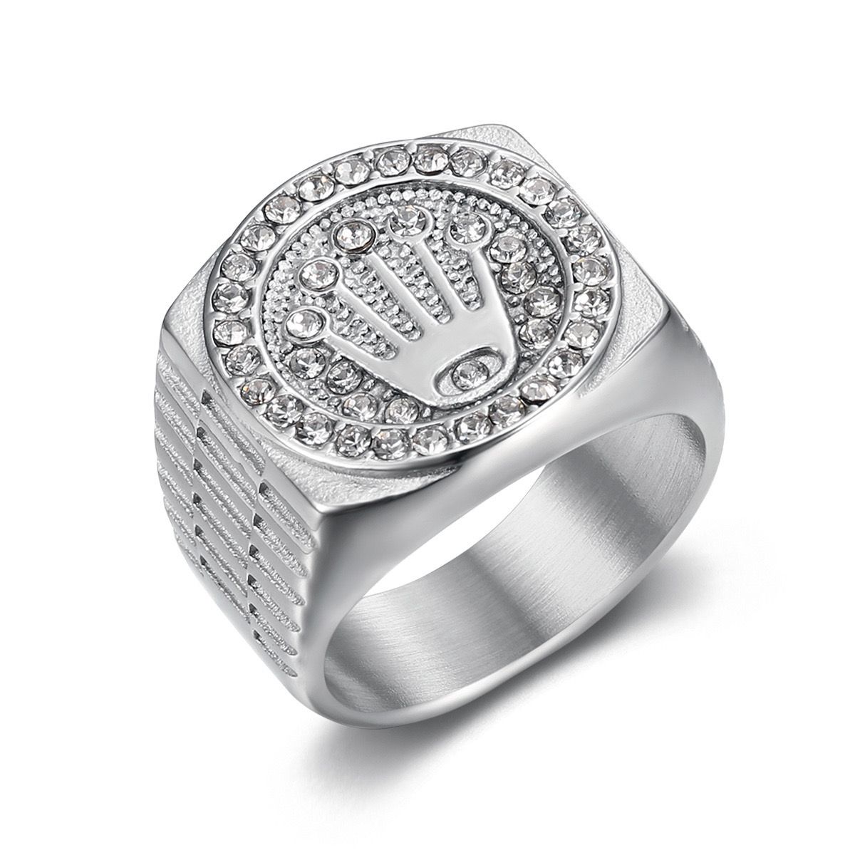 Bold Silver Statement Ring