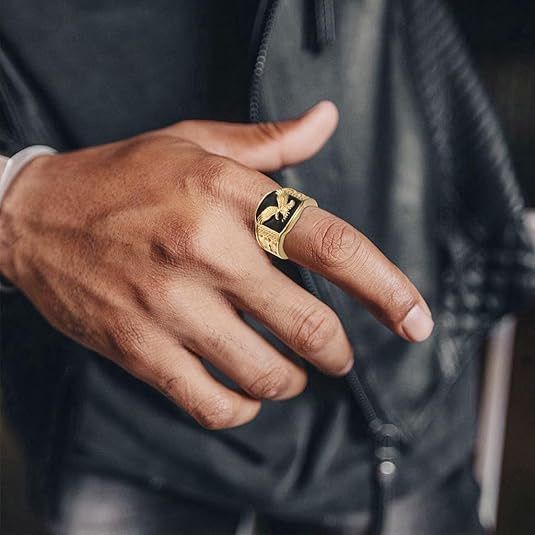 Golden Eagle Men's Ring
