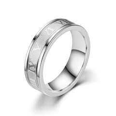 Roman Ring Band (Silver)