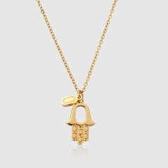 HAMSA (GOLD) Pendant+ Chain
