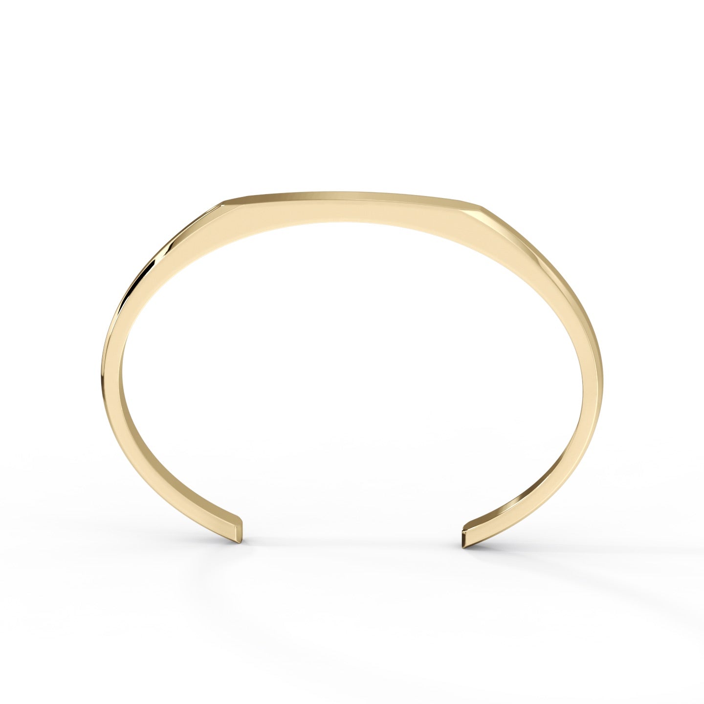 Minimal Open Cuff Bracelet - 18K Gold Plated
